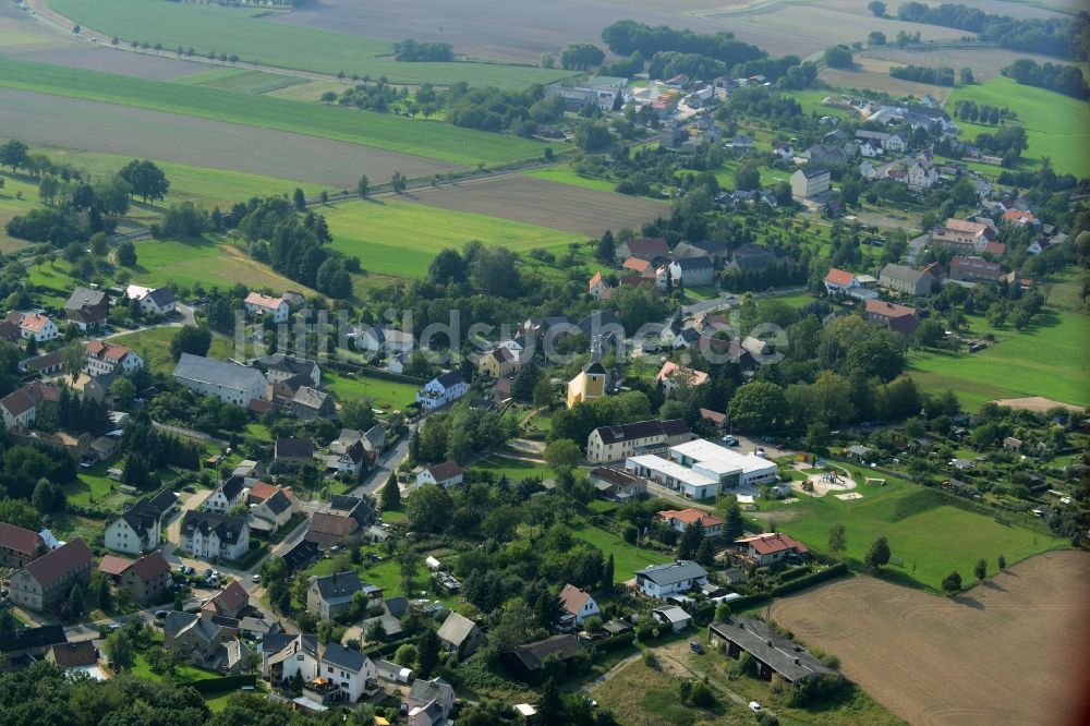 Luftbild Tautenhain (Frohburg) - Ortsansicht von Tautenhain im Bundesland Sachsen