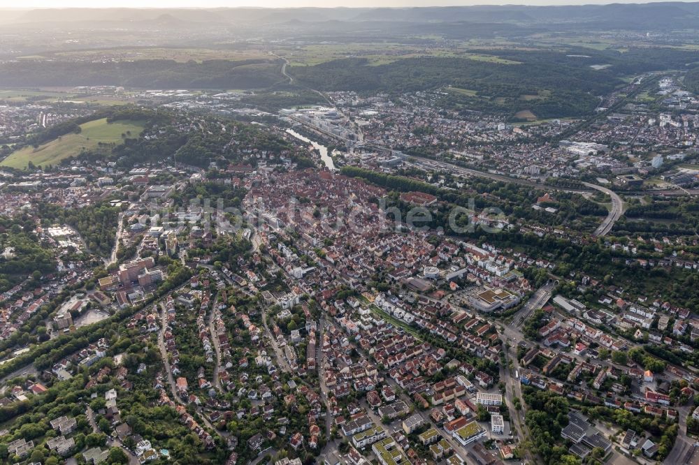 Luftbild Tübingen - Ortsansicht in Tübingen im Bundesland Baden-Württemberg, Deutschland