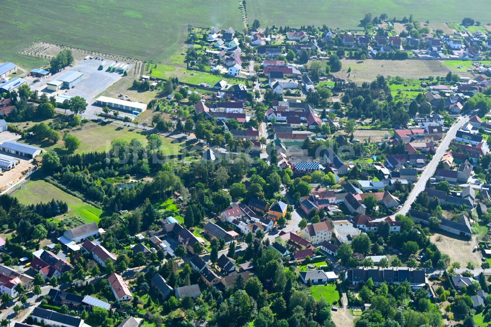 Luftbild Tettau - Ortsansicht in Tettau im Bundesland Brandenburg, Deutschland