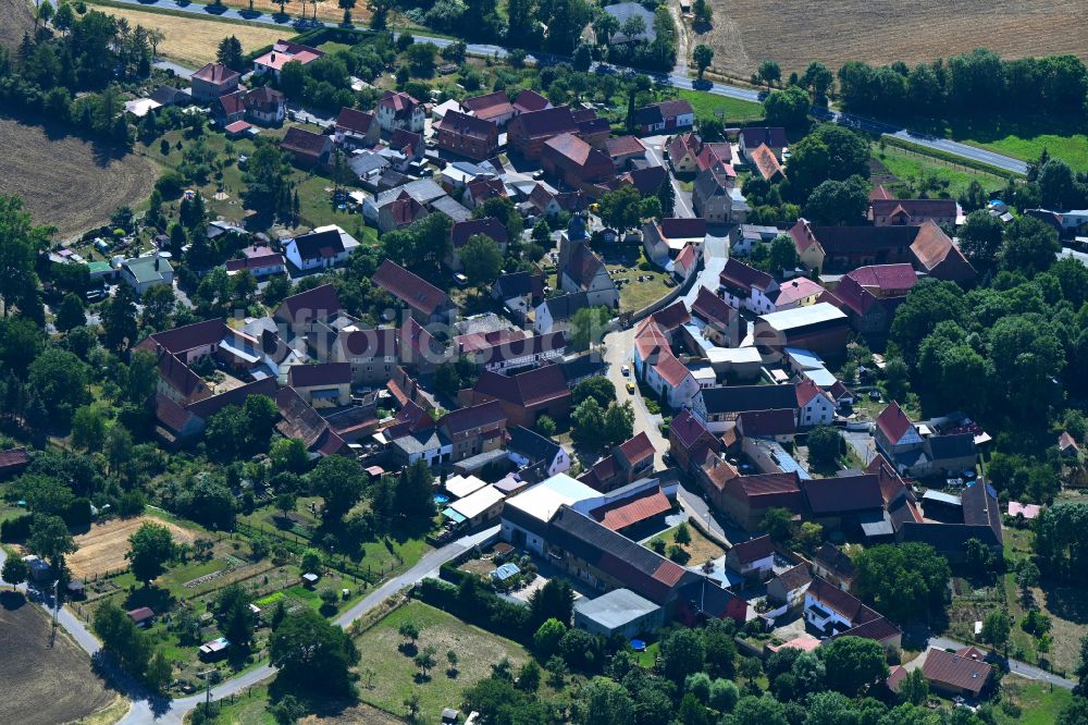 Luftbild Teutleben - Ortsansicht in Teutleben im Bundesland Thüringen, Deutschland