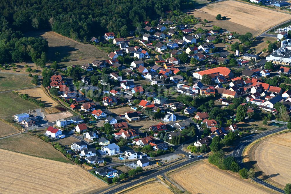 Luftaufnahme Thulba - Ortsansicht in Thulba im Bundesland Bayern, Deutschland