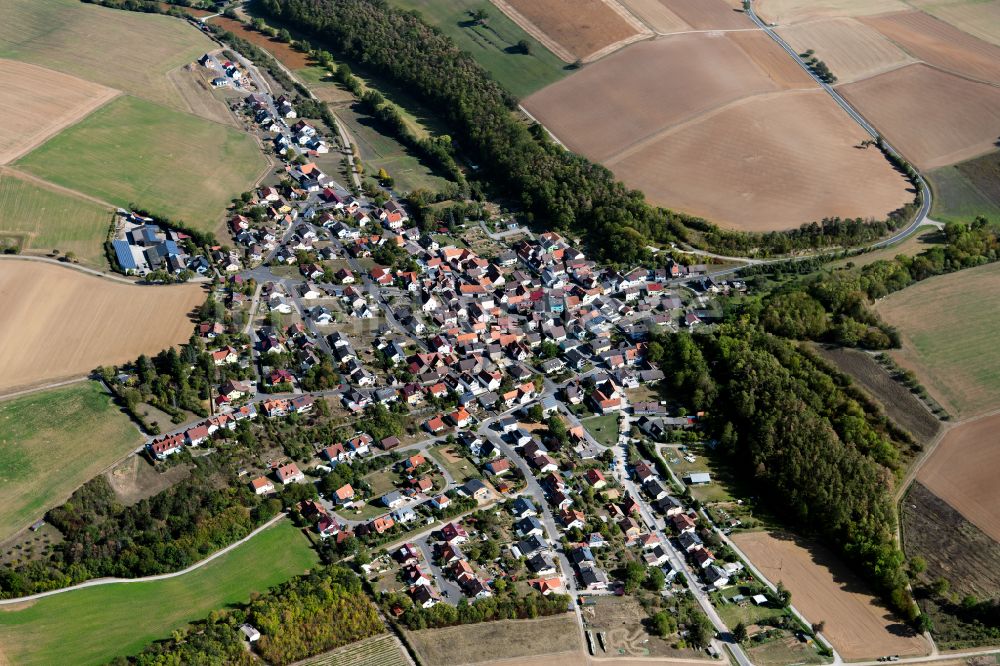 Luftbild Tiefenthal - Ortsansicht in Tiefenthal im Bundesland Bayern, Deutschland