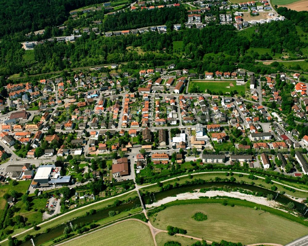 Luftbild Tiengen - Ortsansicht in Tiengen im Bundesland Baden-Württemberg, Deutschland