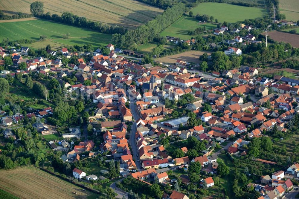 Luftbild Tilleda (Kyffhäuser) - Ortsansicht von Tilleda (Kyffhäuser) im Bundesland Sachsen-Anhalt