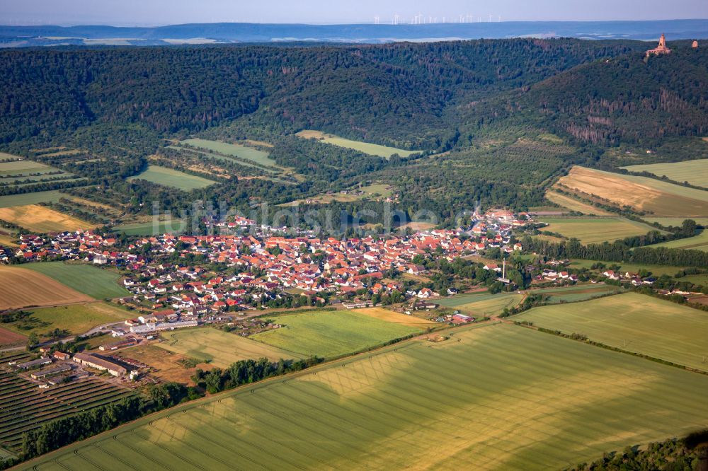 Luftbild Tilleda - Ortsansicht in Tilleda im Bundesland Sachsen-Anhalt, Deutschland