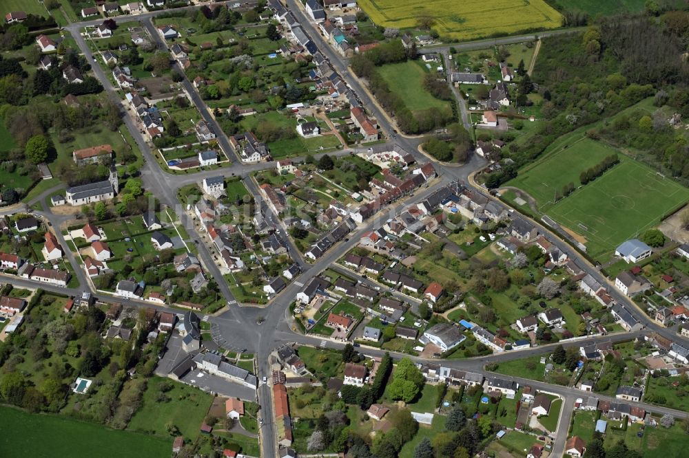 Luftbild Torteron - Ortsansicht in Torteron in Centre-Val de Loire, Frankreich