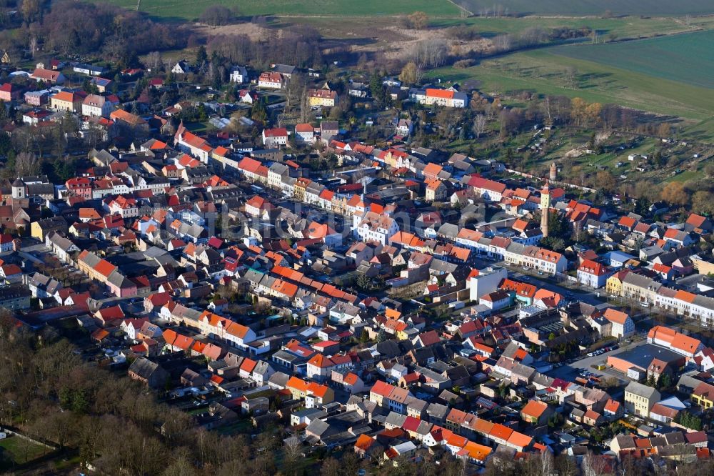 Luftaufnahme Treuenbrietzen - Ortsansicht in Treuenbrietzen im Bundesland Brandenburg, Deutschland