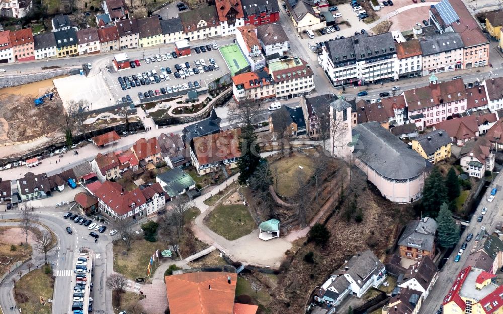 Triberg aus der Vogelperspektive: Ortsansicht in Triberg im Bundesland Baden-Württemberg, Deutschland