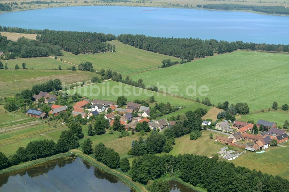 Luftaufnahme Tugam - Ortsansicht von Tugam im Bundesland Brandenburg