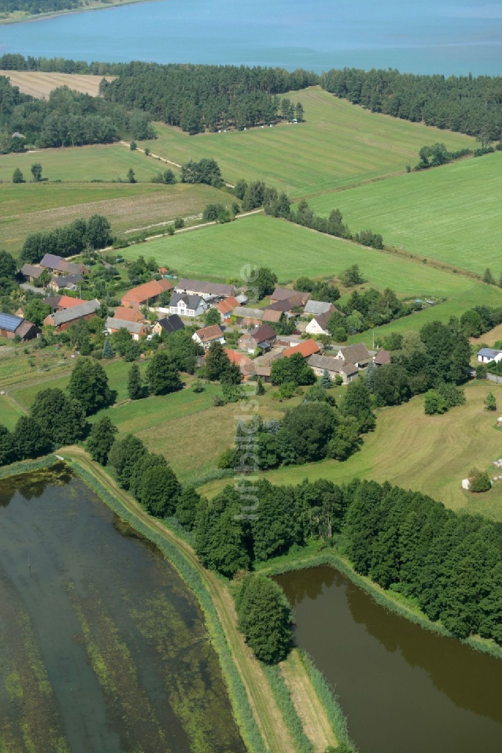 Tugam von oben - Ortsansicht von Tugam im Bundesland Brandenburg