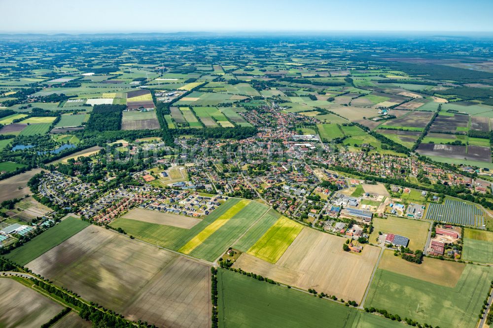 Uchte von oben - Ortsansicht in Uchte im Bundesland Niedersachsen, Deutschland