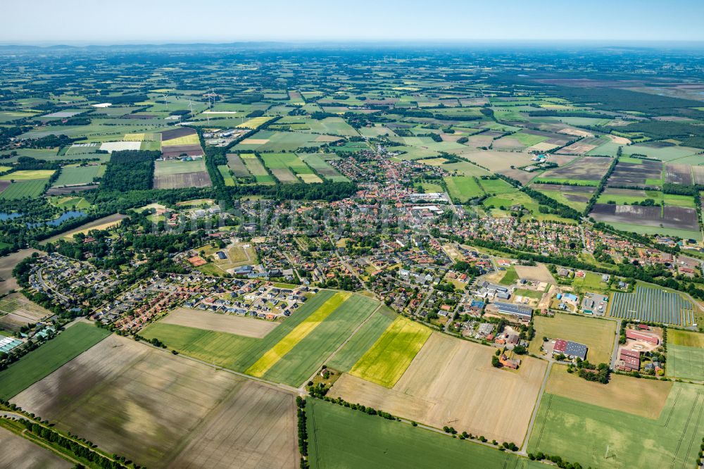 Uchte von oben - Ortsansicht in Uchte im Bundesland Niedersachsen, Deutschland