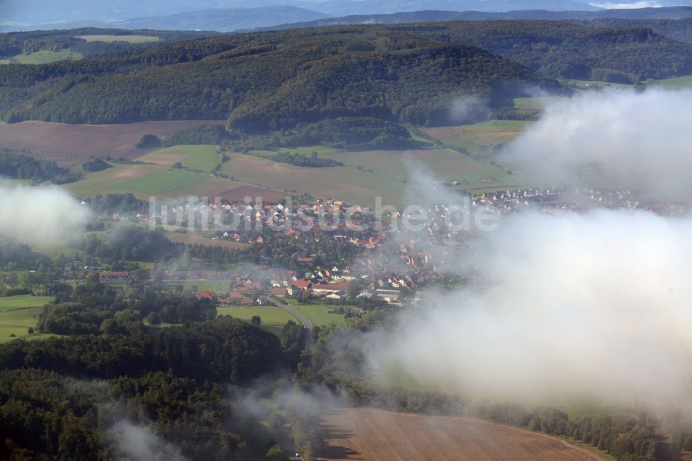 Luftbild Uder - Ortsansicht in Uder im Bundesland Thüringen