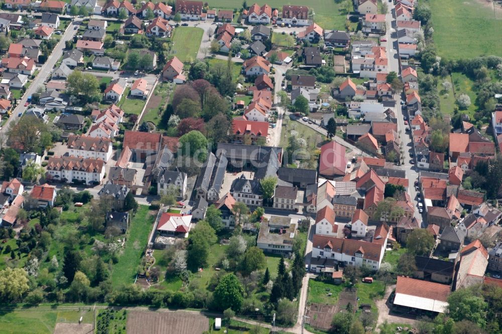 Undenheim aus der Vogelperspektive: Ortsansicht von Undenheim im Bundesland Rheinland-Pfalz