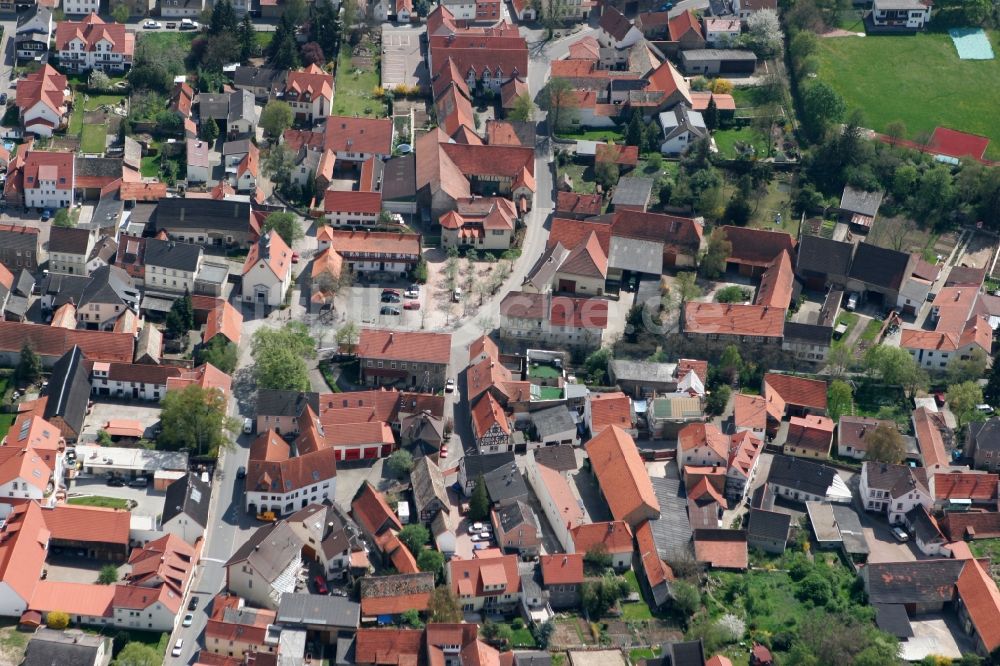 Luftaufnahme Undenheim - Ortsansicht von Undenheim im Bundesland Rheinland-Pfalz