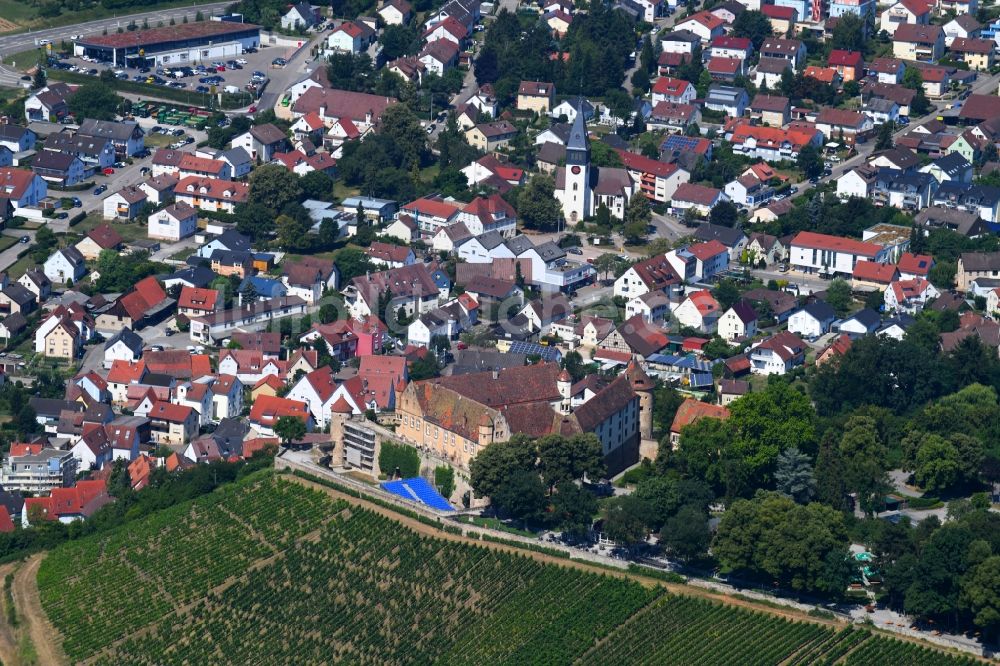 Untergruppenbach aus der Vogelperspektive: Ortsansicht in Untergruppenbach im Bundesland Baden-Württemberg, Deutschland