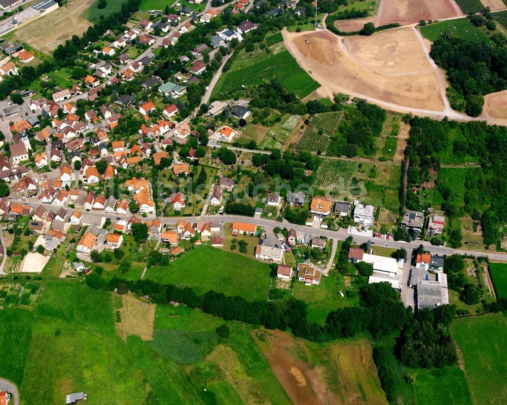 Luftbild Unterheinriet - Ortsansicht in Unterheinriet im Bundesland Baden-Württemberg, Deutschland