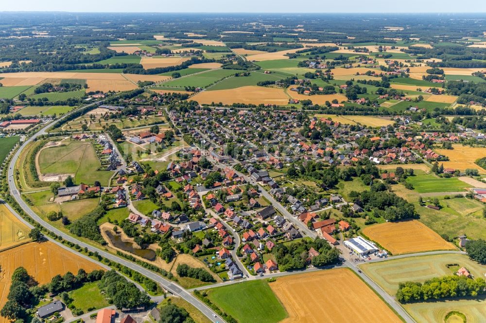 Vadrup von oben - Ortsansicht in Vadrup im Bundesland Nordrhein-Westfalen, Deutschland