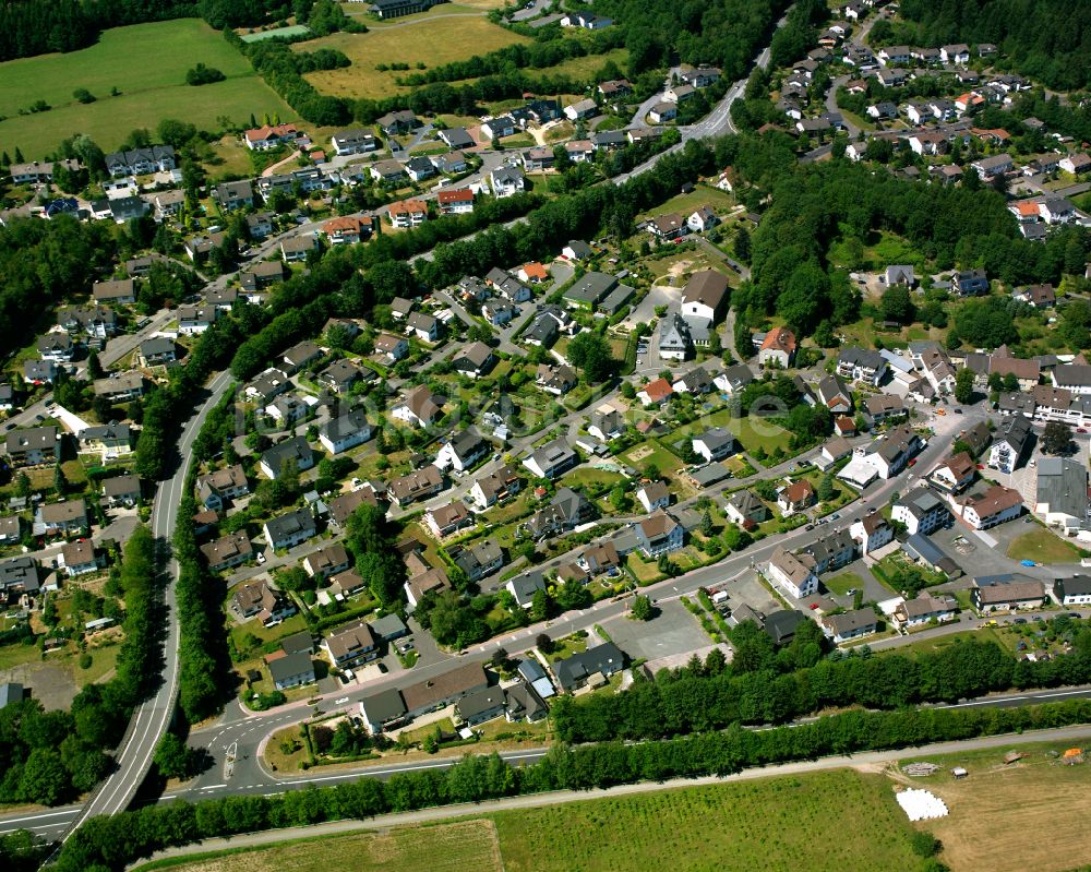 Luftbild Valbert - Ortsansicht in Valbert im Bundesland Nordrhein-Westfalen, Deutschland