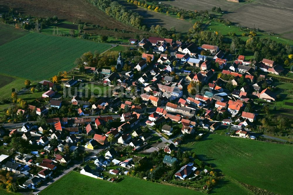 Luftbild Voigtstedt - Ortsansicht in Voigtstedt im Bundesland Thüringen, Deutschland