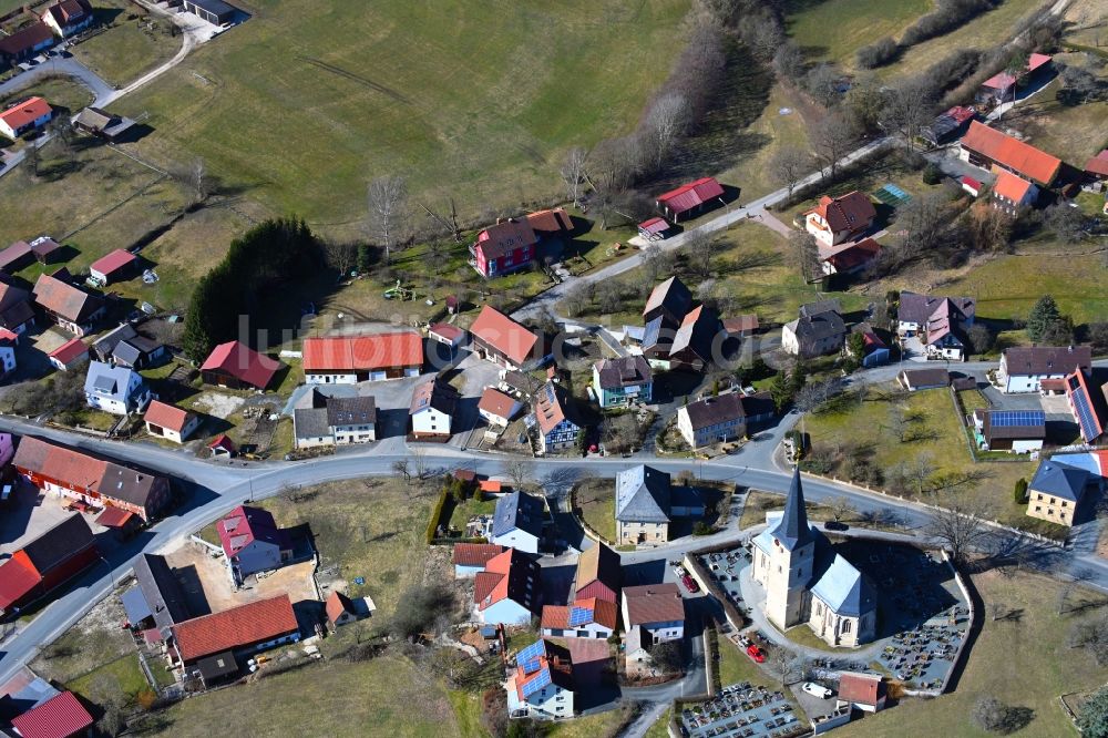 Volsbach von oben - Ortsansicht in Volsbach im Bundesland Bayern, Deutschland