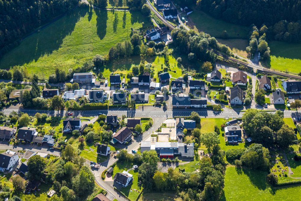 Vormwald aus der Vogelperspektive: Ortsansicht in Vormwald im Bundesland Nordrhein-Westfalen, Deutschland