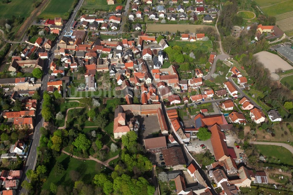 Wachenheim aus der Vogelperspektive: Ortsansicht von Wachenheim im Bundesland Rheinland-Pfalz