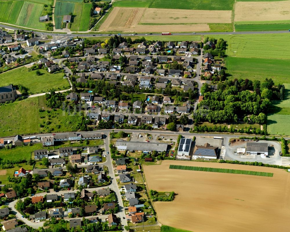 Luftbild Waldböckelheim - Ortsansicht von Waldböckelheim im Bundesland Rheinland-Pfalz