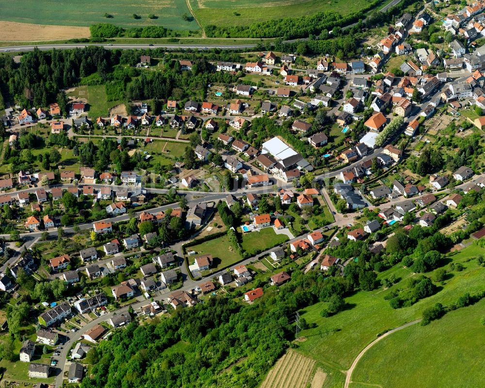 Waldböckelheim aus der Vogelperspektive: Ortsansicht von Waldböckelheim im Bundesland Rheinland-Pfalz