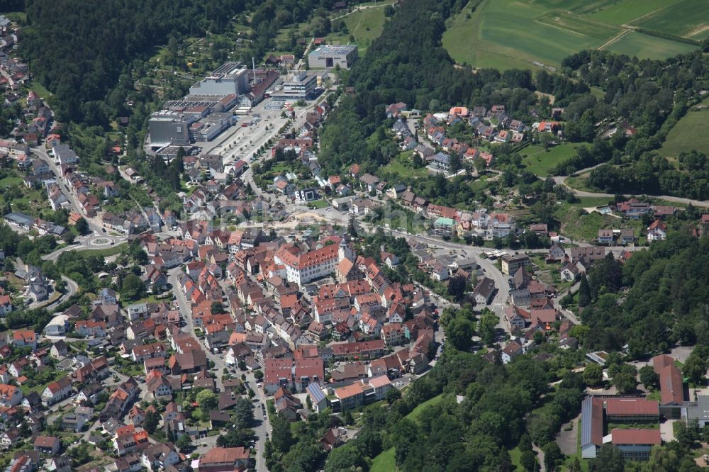 Luftbild Waldenbuch - Ortsansicht von Waldenbuch im Bundesland Baden-Württemberg