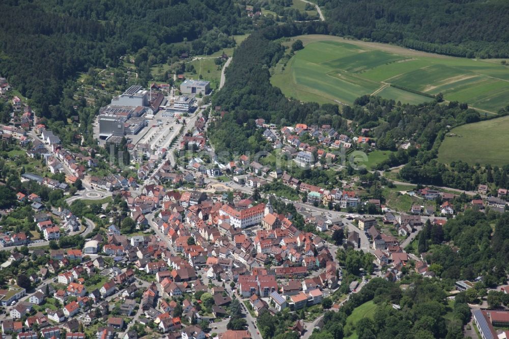 Luftaufnahme Waldenbuch - Ortsansicht von Waldenbuch im Bundesland Baden-Württemberg