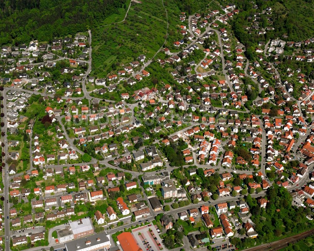 Walkersbach von oben - Ortsansicht in Walkersbach im Bundesland Baden-Württemberg, Deutschland