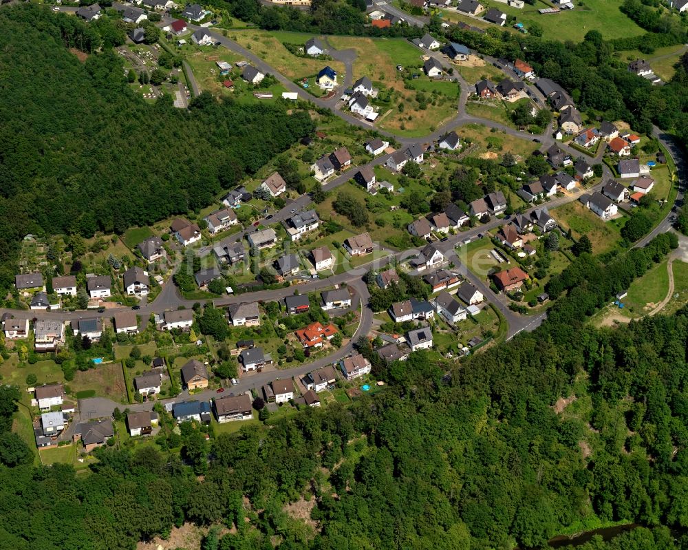 Wallmenroth von oben - Ortsansicht von Wallmenroth im Bundesland Rheinland-Pfalz