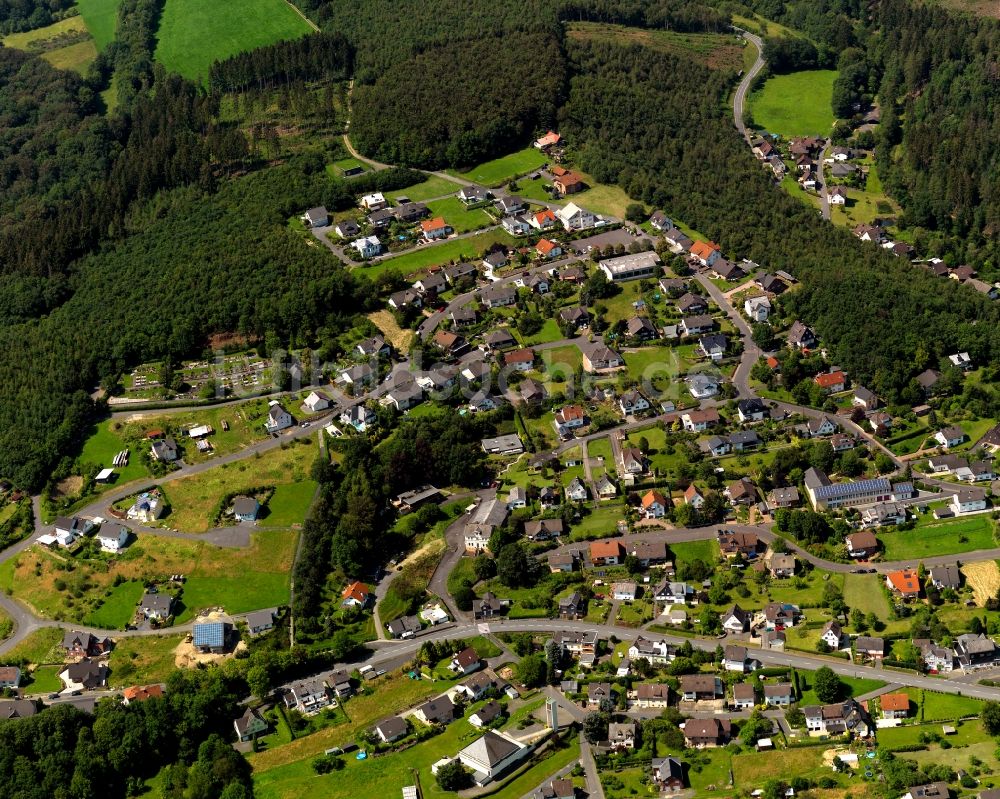 Luftaufnahme Wallmenroth - Ortsansicht von Wallmenroth im Bundesland Rheinland-Pfalz