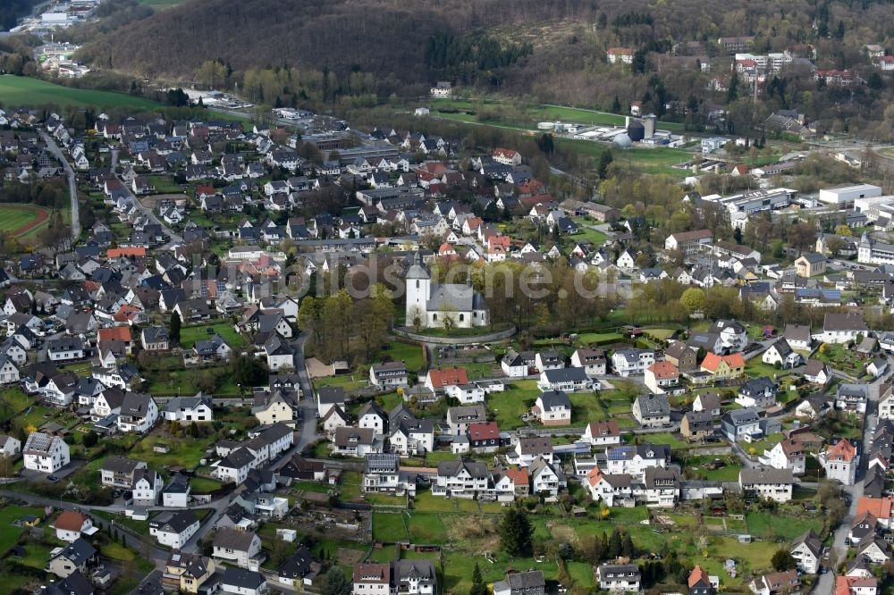 Luftaufnahme Warstein - Ortsansicht in Warstein im Bundesland Nordrhein-Westfalen