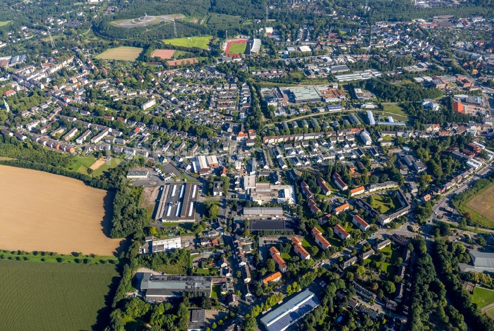 Luftaufnahme Wattenscheid - Ortsansicht in Wattenscheid im Bundesland Nordrhein-Westfalen, Deutschland