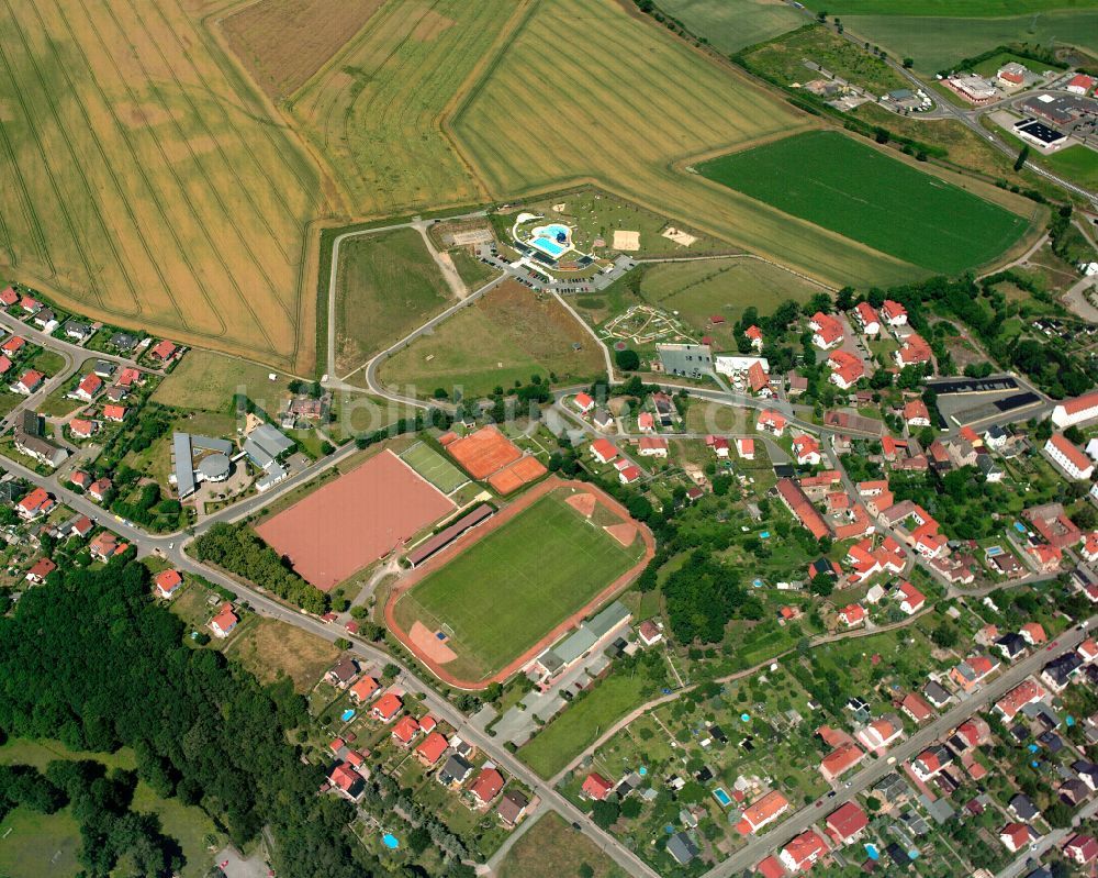 Weida von oben - Ortsansicht in Weida im Bundesland Thüringen, Deutschland