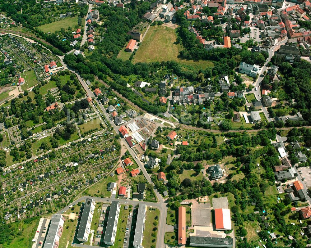 Luftaufnahme Weida - Ortsansicht in Weida im Bundesland Thüringen, Deutschland