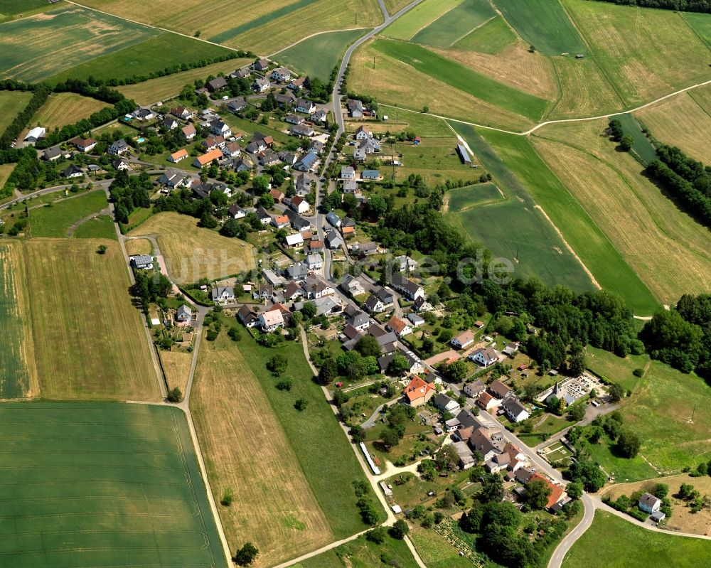 Weitersborn von oben - Ortsansicht von Weitersborn an der L4 im Bundesland Rheinland-Pfalz