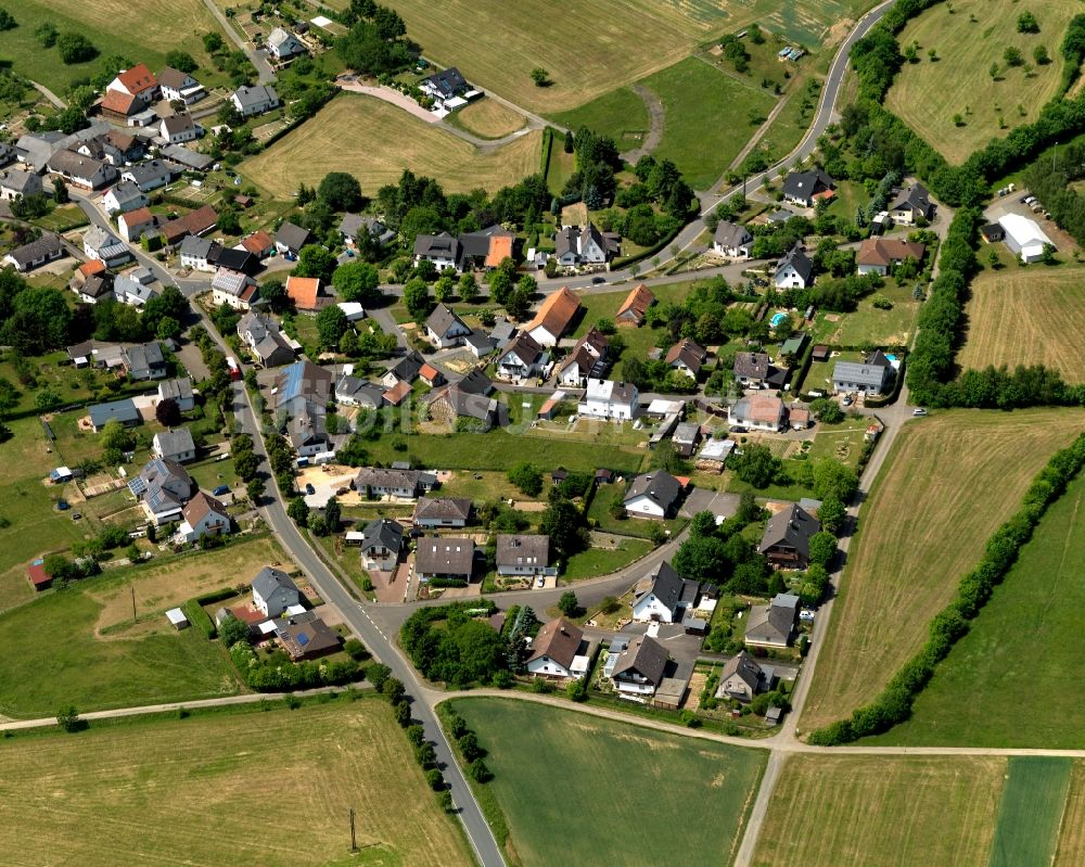 Weitersborn aus der Vogelperspektive: Ortsansicht von Weitersborn an der L4 im Bundesland Rheinland-Pfalz