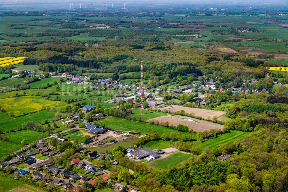 Luftaufnahme Welmbüttel - Ortsansicht in Welmbüttel im Bundesland Schleswig-Holstein, Deutschland