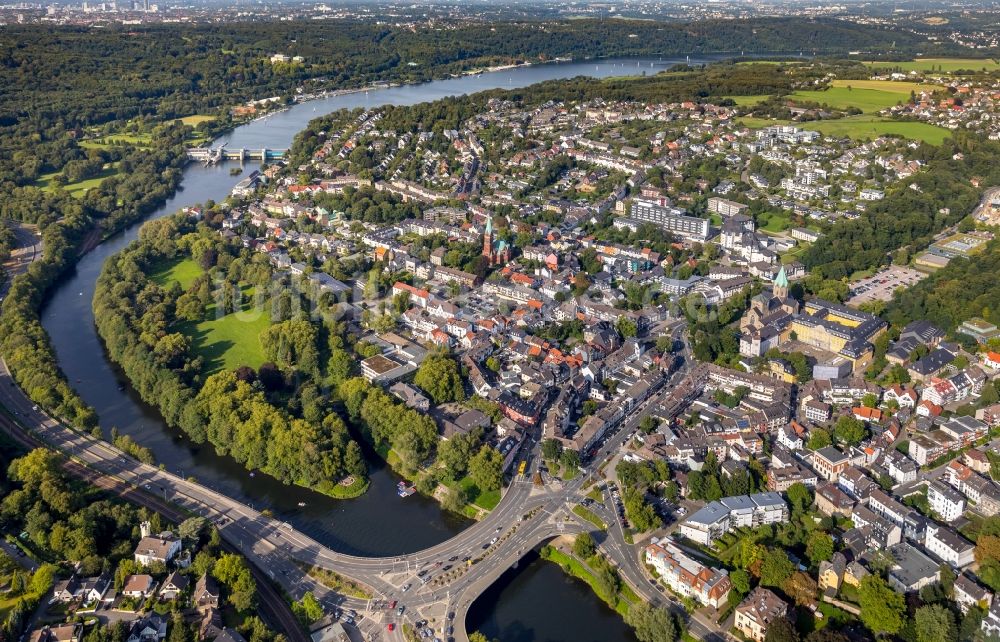 Luftbild Werden - Ortsansicht in Werden im Bundesland Nordrhein-Westfalen, Deutschland