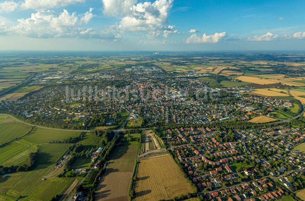 Werl von oben - Ortsansicht in Werl im Bundesland Nordrhein-Westfalen, Deutschland