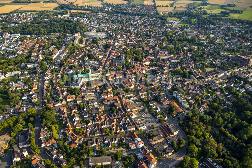 Werl von oben - Ortsansicht in Werl im Bundesland Nordrhein-Westfalen, Deutschland