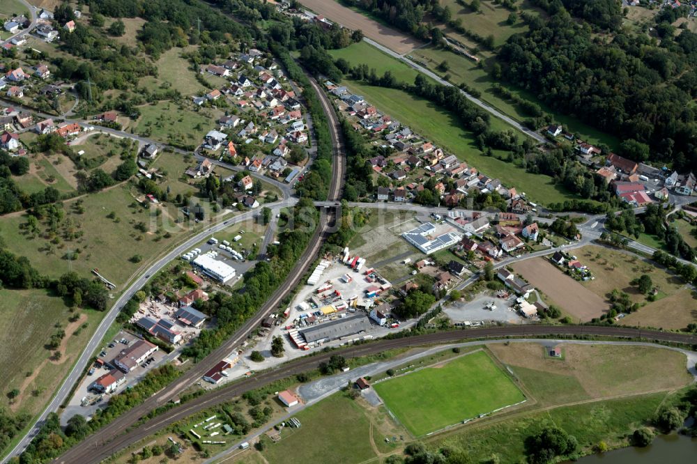 Luftbild Wernfeld - Ortsansicht in Wernfeld im Bundesland Bayern, Deutschland