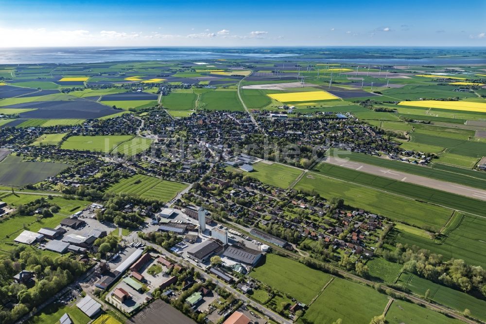 Luftbild Wesselburen - Ortsansicht in Wesselburen im Bundesland Schleswig-Holstein, Deutschland