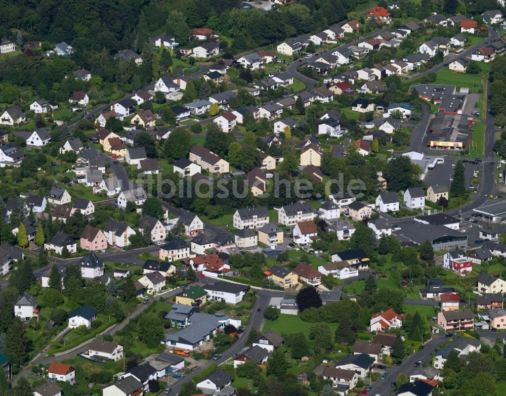 Luftaufnahme Westerburg - Ortsansicht von Westerburg im Bundesland Rheinland-Pfalz