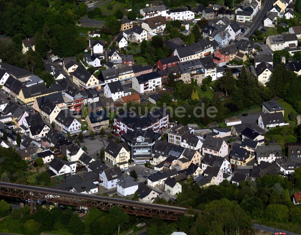 Westerburg aus der Vogelperspektive: Ortsansicht von Westerburg im Bundesland Rheinland-Pfalz