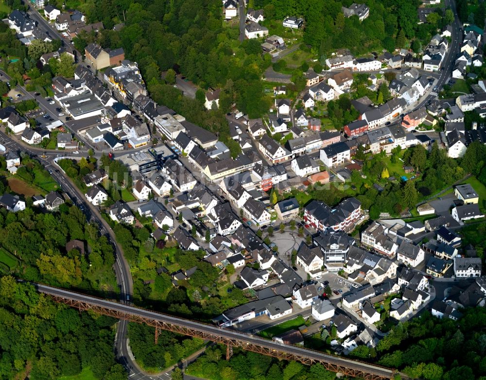 Westerburg von oben - Ortsansicht von Westerburg im Bundesland Rheinland-Pfalz