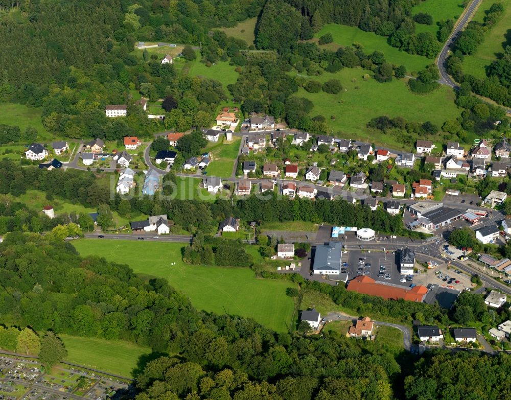 Luftbild Westerburg - Ortsansicht von Westerburg im Bundesland Rheinland-Pfalz